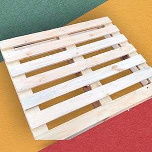 pallets stand madera bruto